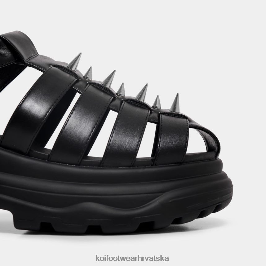 zdepasta sandala | BN2484214 KOI footwear muškarci enclave zdepaste sandale s šiljcima crno