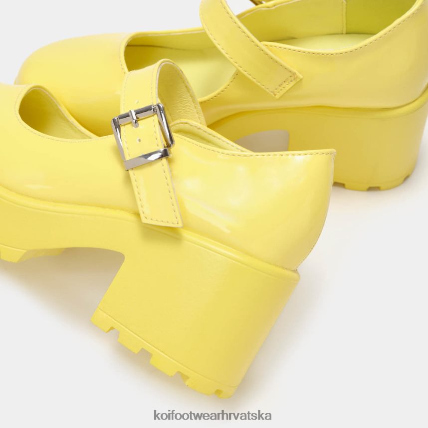 mary jane cipela | BN248411 KOI footwear žene tira mary janes 'sunshine edition' žuta boja