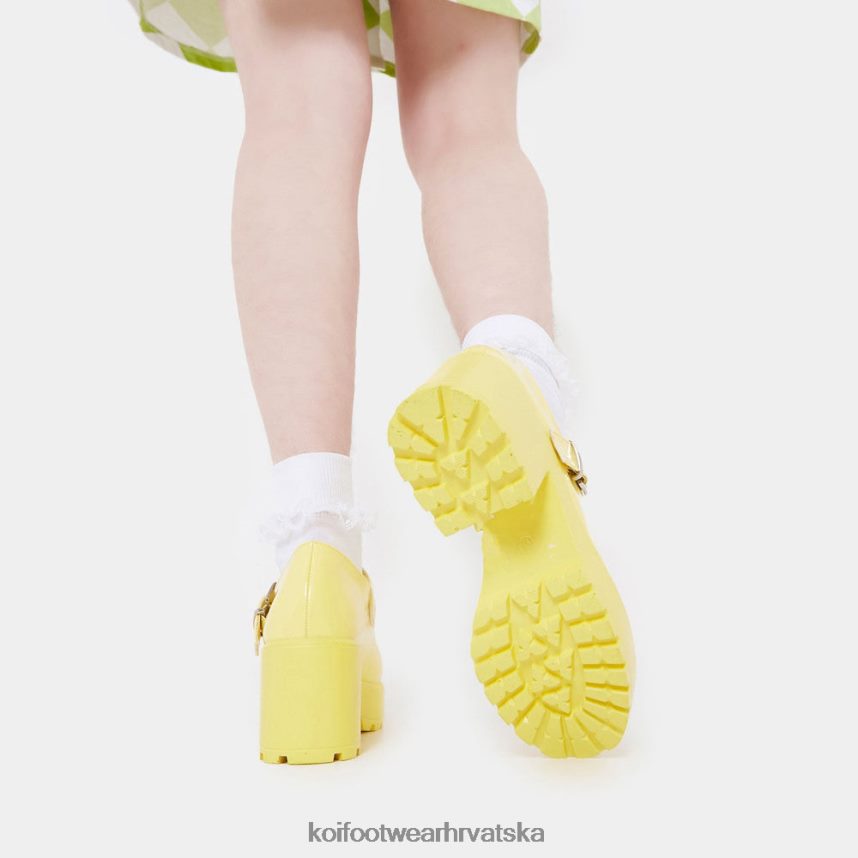 mary jane cipela | BN248411 KOI footwear žene tira mary janes 'sunshine edition' žuta boja