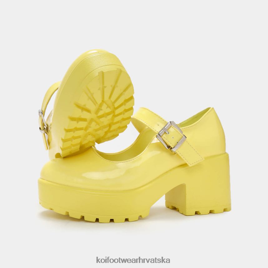 mary jane cipela | BN248411 KOI footwear žene tira mary janes 'sunshine edition' žuta boja