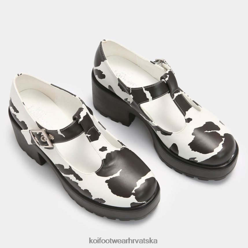 mary jane cipela | BN248416 KOI footwear žene print sai krave mary janes 'nettie edition' bijela