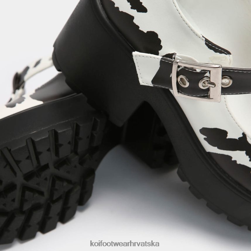 mary jane cipela | BN248416 KOI footwear žene print sai krave mary janes 'nettie edition' bijela