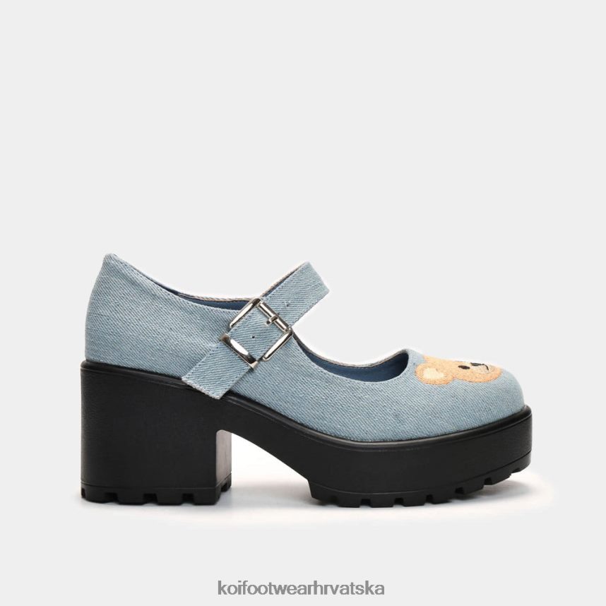mary jane cipela | BN248417 KOI footwear žene tira mary janes 'yogi teddy bear edition' plava