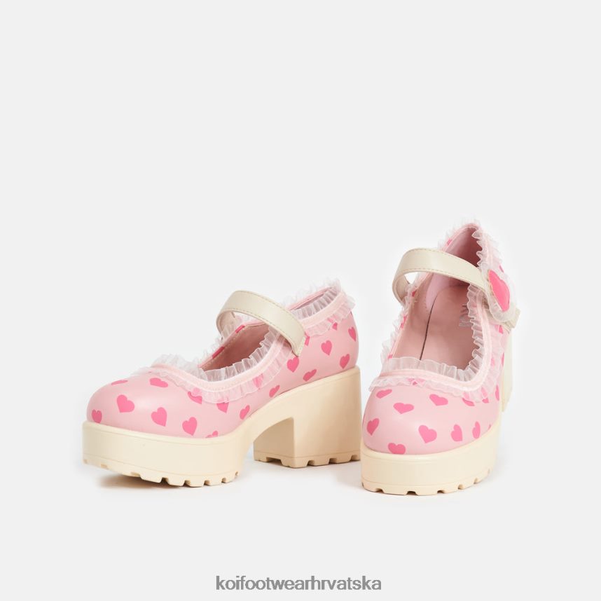 mary jane cipela | BN248421 KOI footwear žene tira mary janes 'melanie sweetheart edition' bež