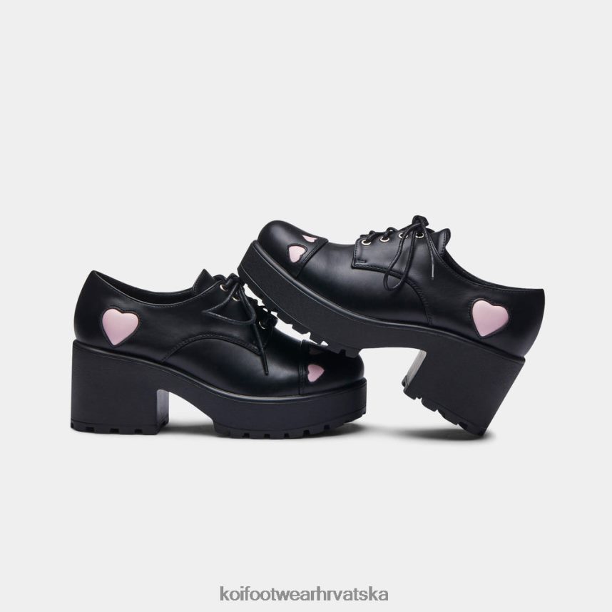 cipela | BN248453 KOI footwear žene tenisice u obliku srca crno