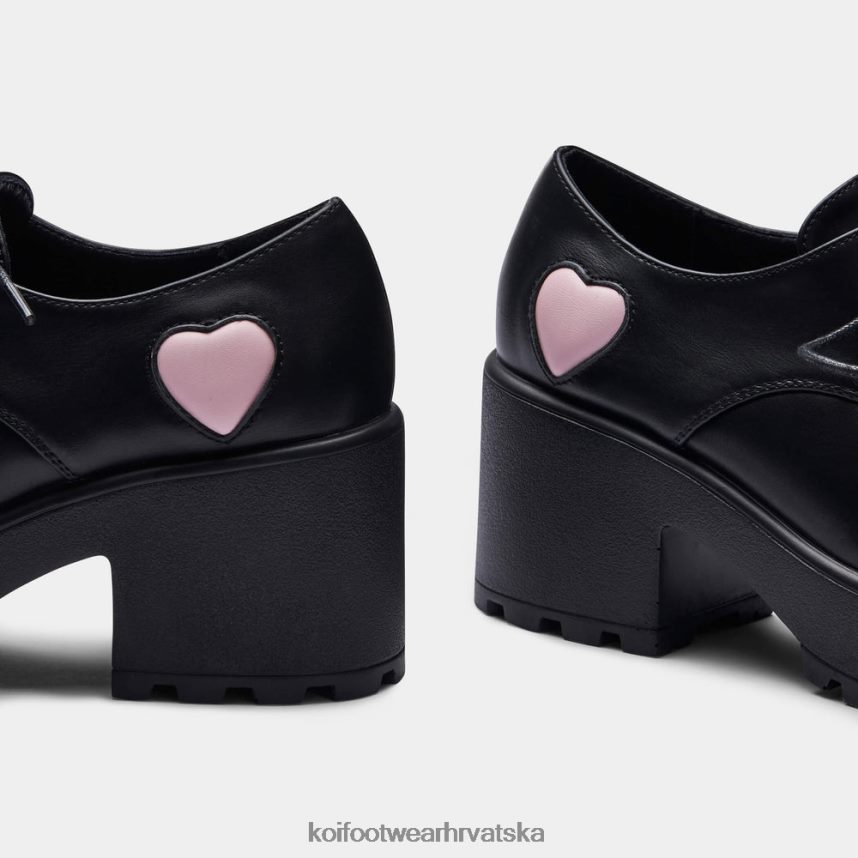 cipela | BN248453 KOI footwear žene tenisice u obliku srca crno