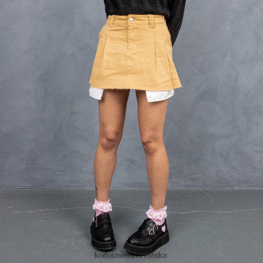 cipela | BN248454 KOI footwear žene pothos ružičaste cipele s valovitom platformom u obliku srca crno