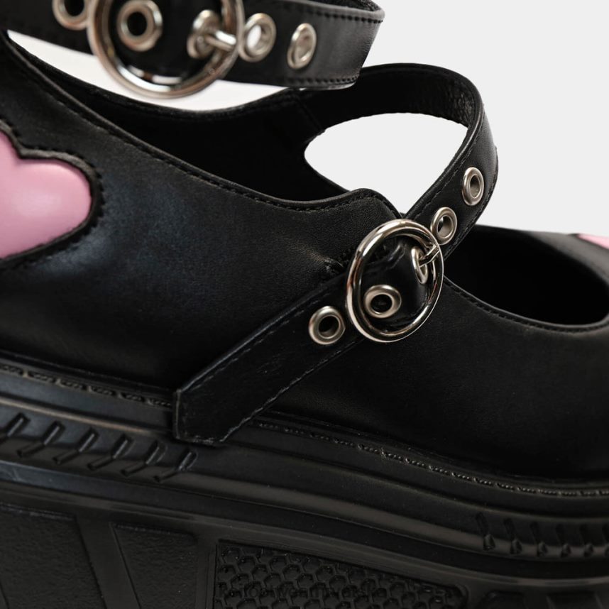 cipela | BN248455 KOI footwear žene ratničko srce stomper cipele crno