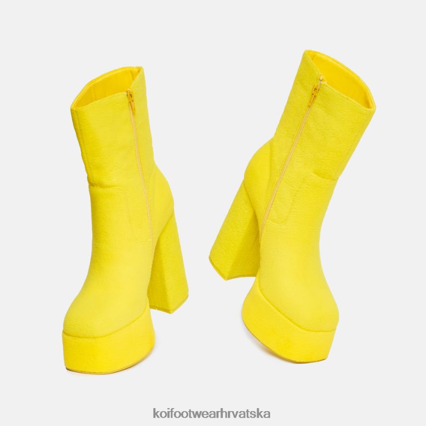 čizma | BN2484100 KOI footwear žene laa laa lepršave čizme s platformom žuta boja