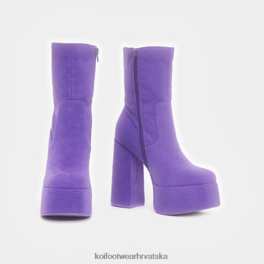čizma | BN2484102 KOI footwear žene tinky winky pahuljaste čizme s platformom ljubičasta