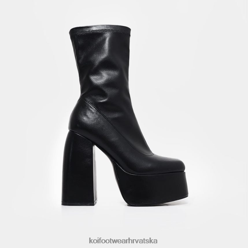 čizma | BN2484152 KOI footwear žene akiba čarape s platformom pete crno