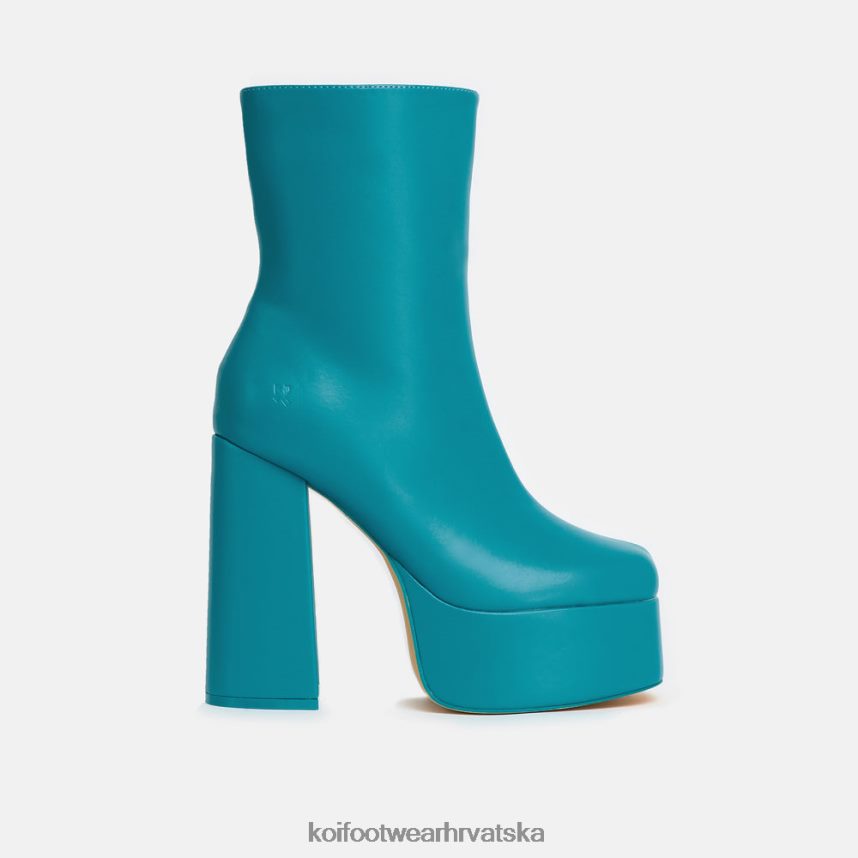 čizma | BN248471 KOI footwear žene lexus čelične čizme s petom na platformu plava