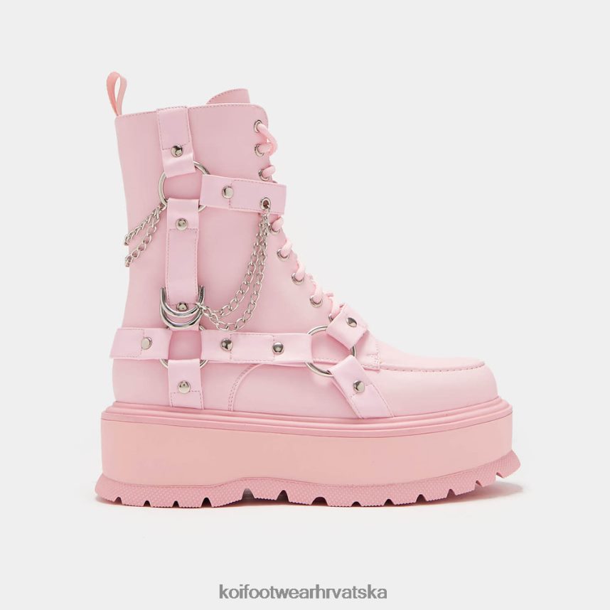 čizma | BN248485 KOI footwear žene yami pastelne čizme s platformom ružičasta