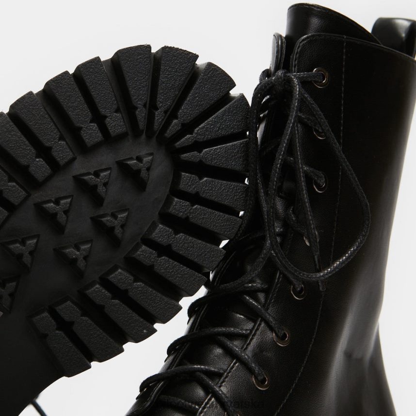 čizma | BN248488 KOI footwear žene sidrene vojne čizme na vezanje crno