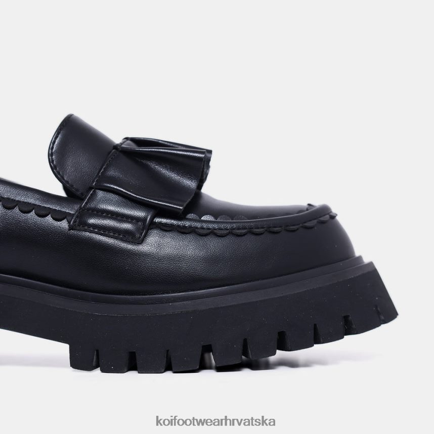 lenjivac | BN248447 KOI footwear žene mokasinke s volanima od vrbe crno