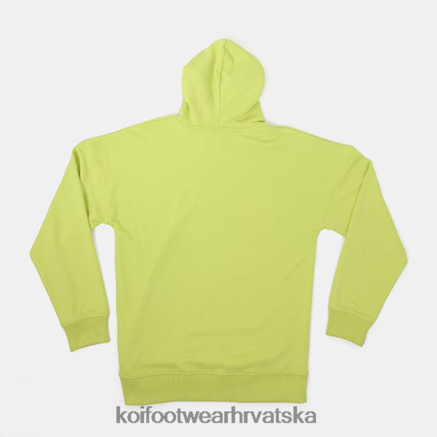 odjeća BN2484164 KOI footwear žene ukiseljena sluz prevelika majica s kapuljačom zelena