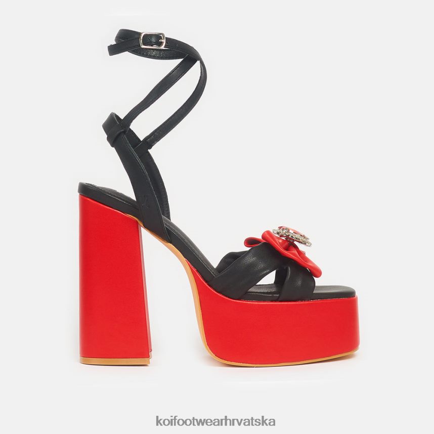 peta | BN248439 KOI footwear žene posvećene princeze štikle s platformom crno