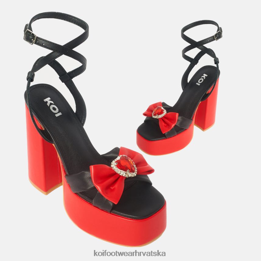 peta | BN248439 KOI footwear žene posvećene princeze štikle s platformom crno