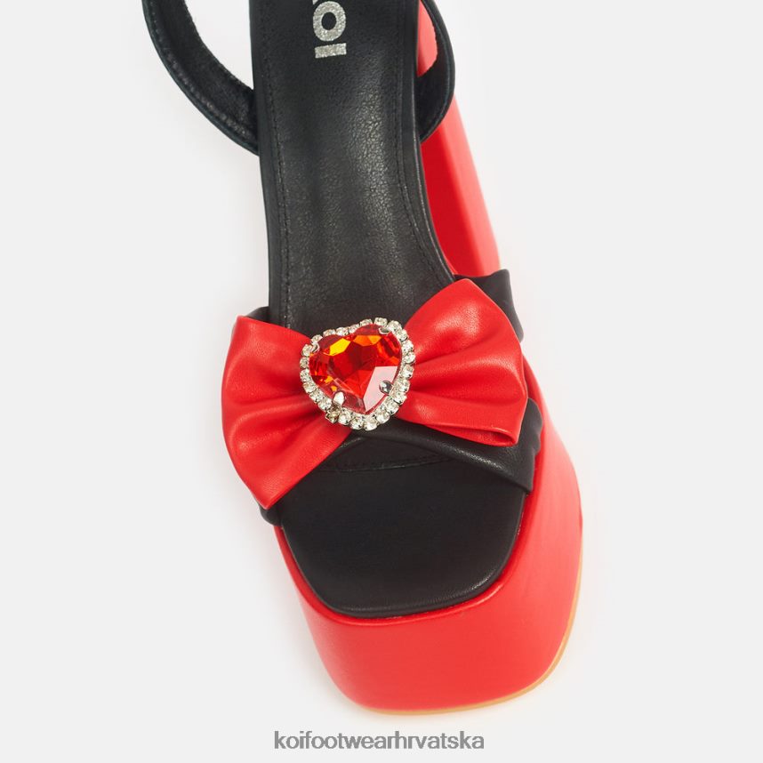 peta | BN248439 KOI footwear žene posvećene princeze štikle s platformom crno