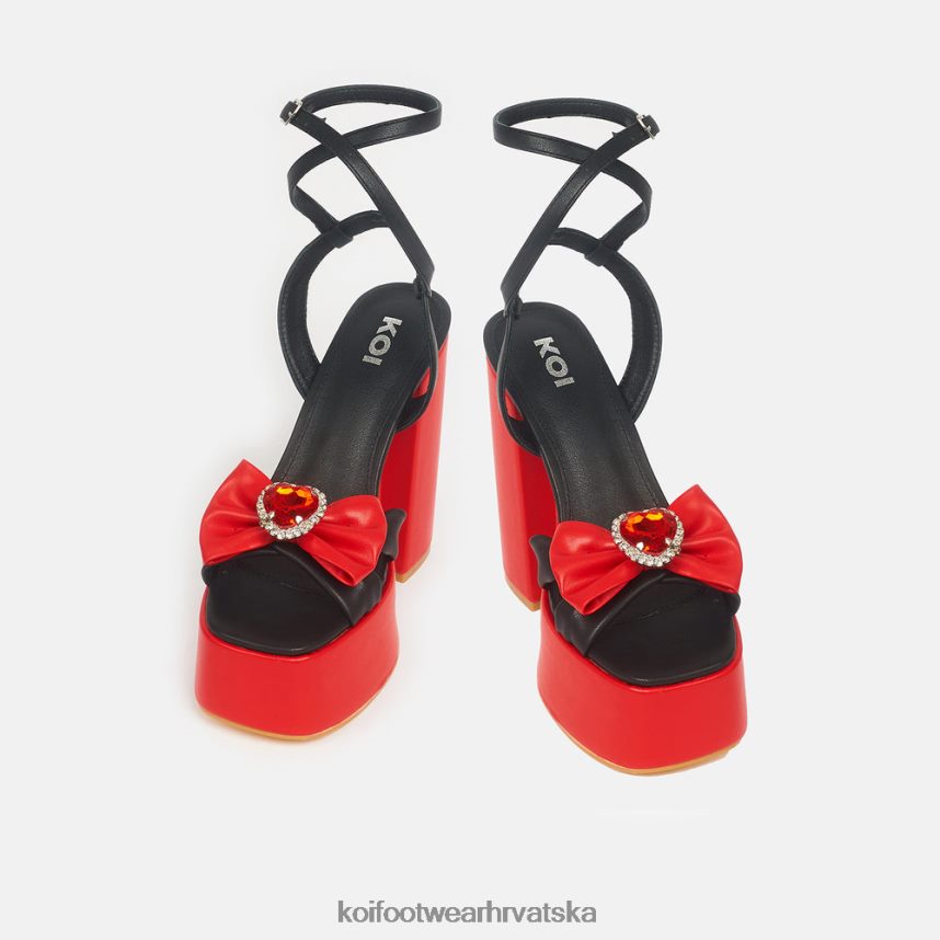 peta | BN248439 KOI footwear žene posvećene princeze štikle s platformom crno