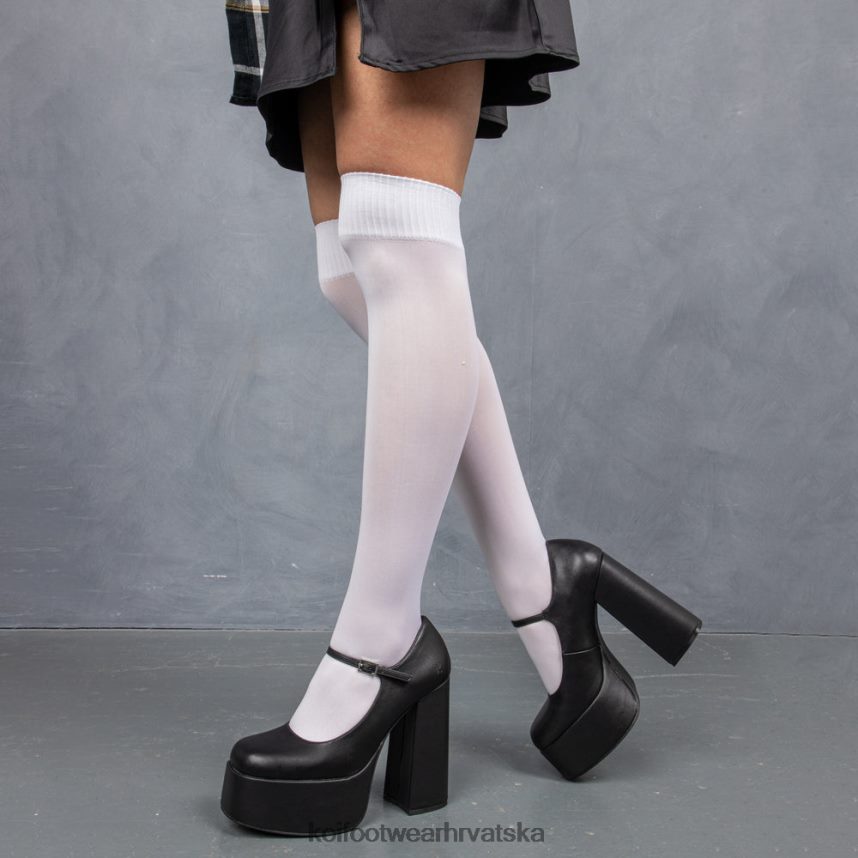 peta | BN248445 KOI footwear žene darkbloom pete s platformom crno