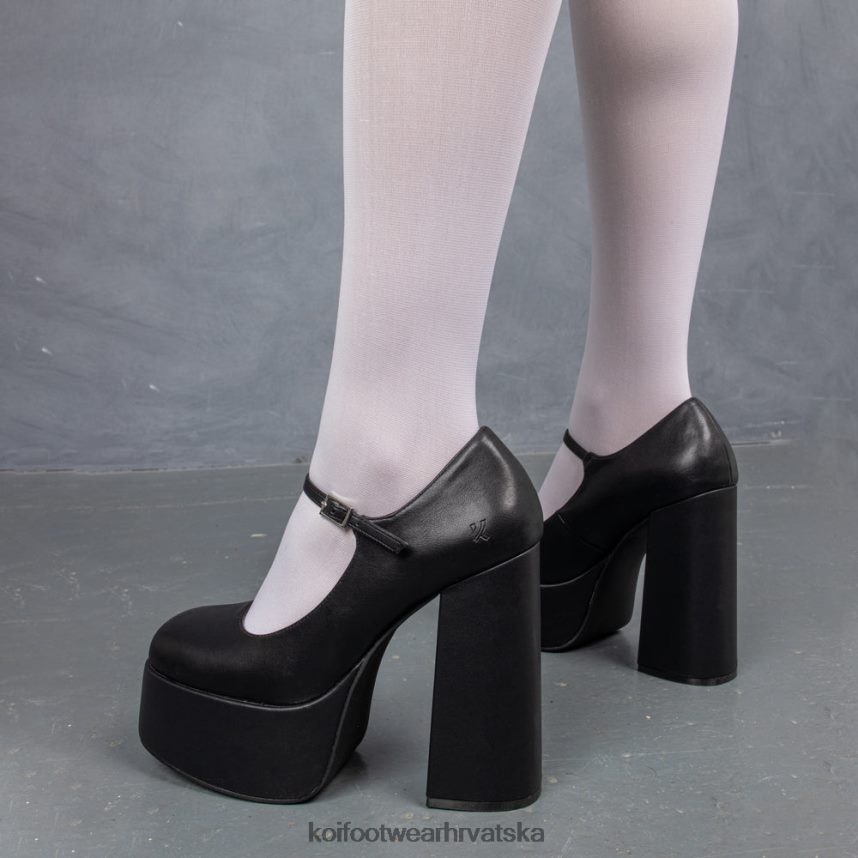 peta | BN248445 KOI footwear žene darkbloom pete s platformom crno