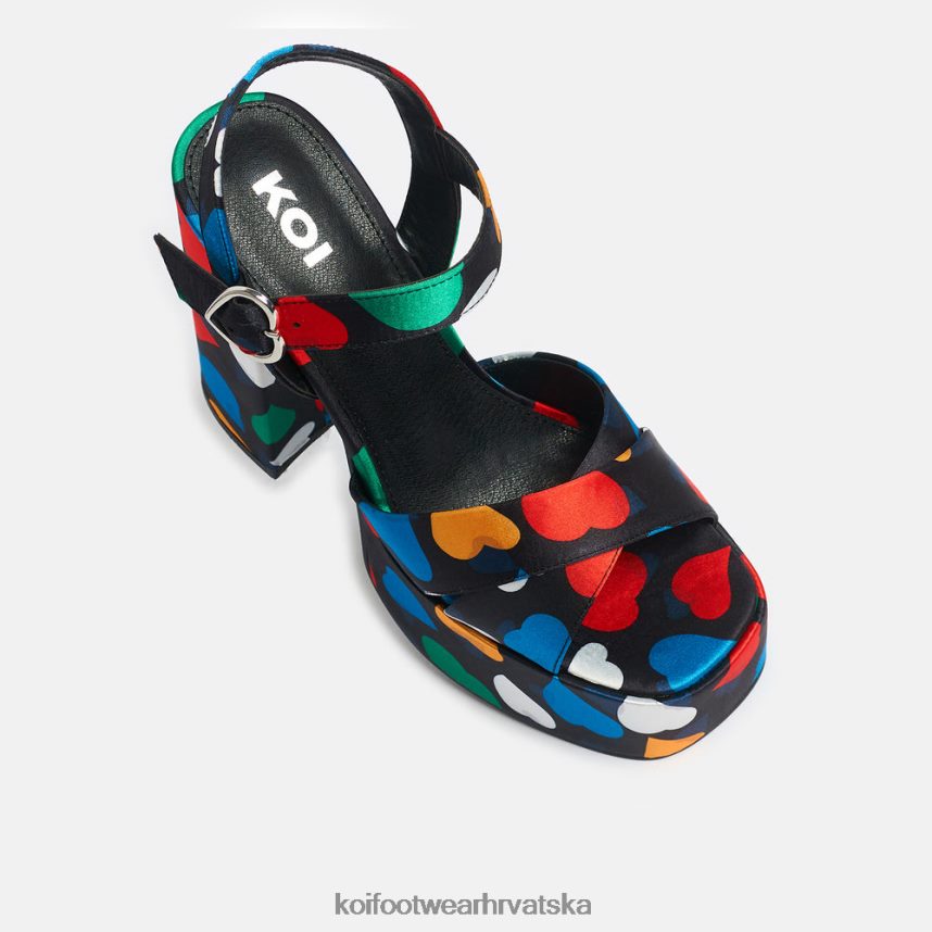 peta | BN248446 KOI footwear žene crne šećerne džepne pete s platformom crno