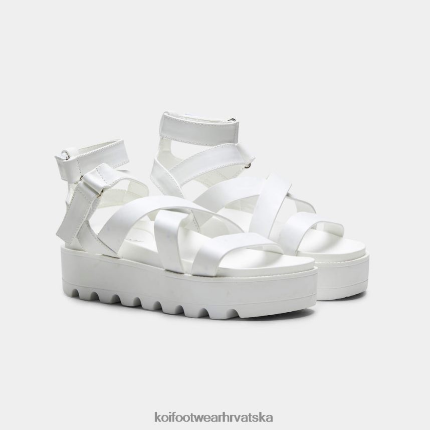 sandala | BN2484144 KOI footwear žene crix debele sandale ravnog oblika bijela