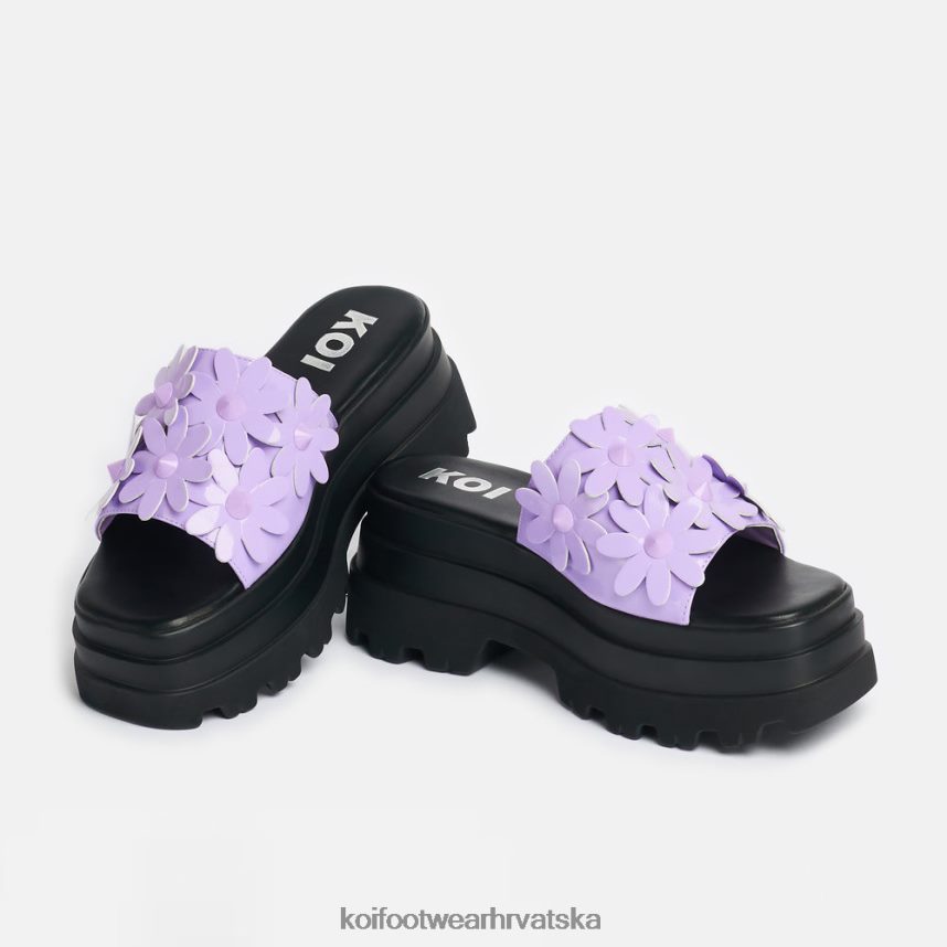 sandala | BN2484149 KOI footwear žene tajni slajderi aranžmana lavande ljubičasta