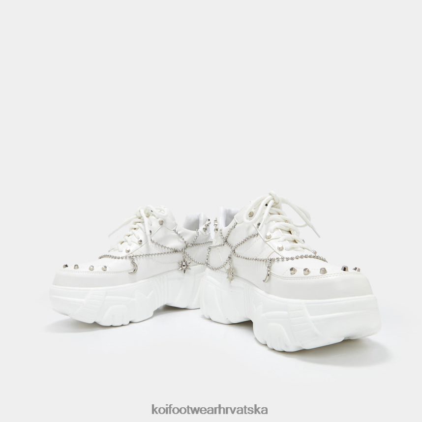 trener | BN2484123 KOI footwear žene jinx mystic charm trenerice bijela