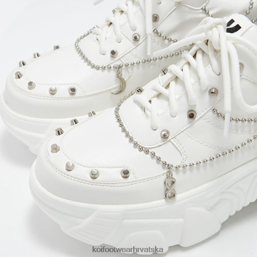 trener | BN2484123 KOI footwear žene jinx mystic charm trenerice bijela