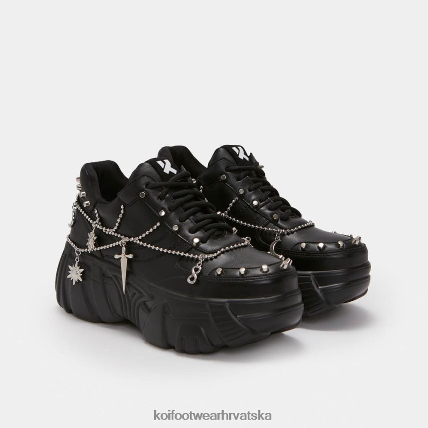 trener | BN2484124 KOI footwear žene jinx mystic charm trenerice crno